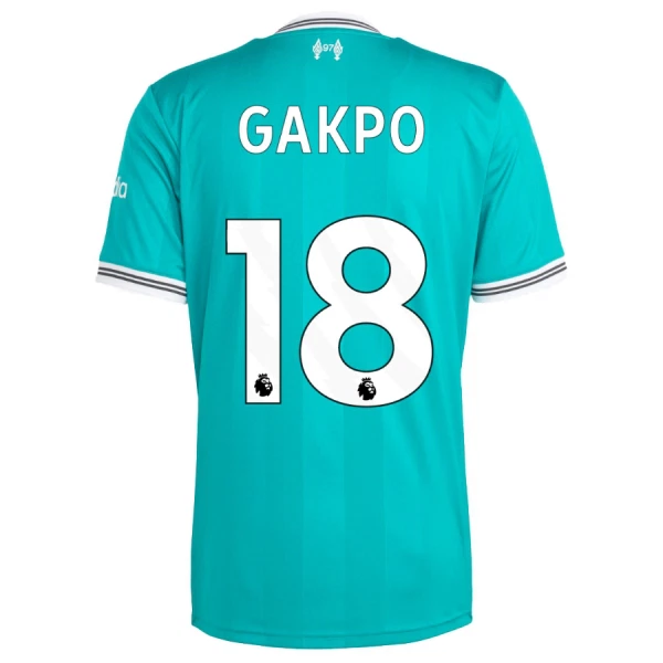 Liverpool Cody Gakpo 18 Ausweichtrikot 25/26 für Kinder