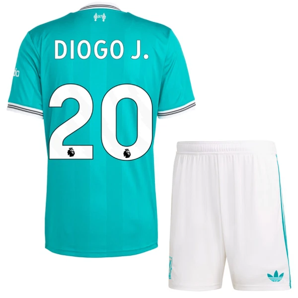 Liverpool Diogo Jota 20 Ausweichtrikot 25/26 für Kinder