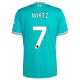 Liverpool Florian Wirtz 7 Ausweichtrikot 25/26 für Kinder