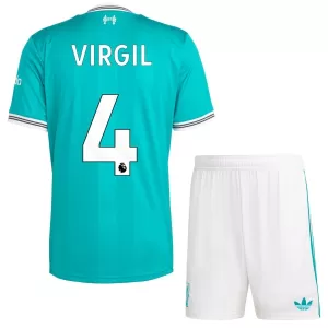 Liverpool Virgil van Dijk 4 Ausweichtrikot 25/26 für Kinder Liverpool Virgil van Dijk 4 Ausweichtrikot 25/26 für Kinder