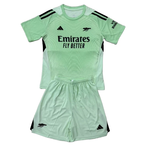 Arsenal Torwart Trikot 25/26 für Kinder Grün