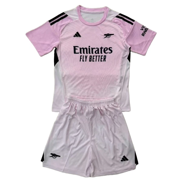 Arsenal Torwart Trikot 25/26 für Kinder Rosa