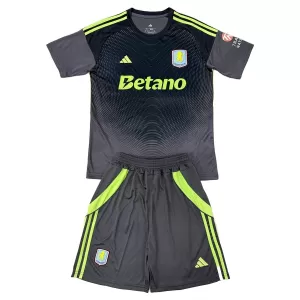 Aston Villa Torwart Trikot 25/26 für Kinder Schwarz Aston Villa Torwart Trikot 25/26 für Kinder Schwarz