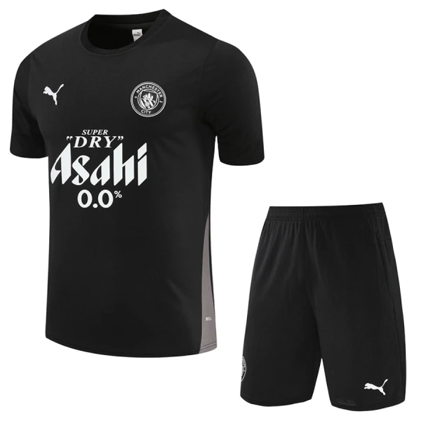 Manchester City Trainingstrikot 25/26 für Kinder Schwarz
