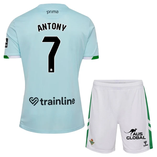 Real Betis Antony Santos 7 Auswärtstrikot 25/26 für Kinder