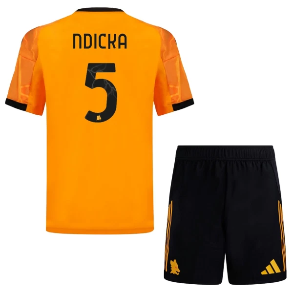 AS Roma Ndicka 5 Auswärtstrikot 25/26 für Kinder