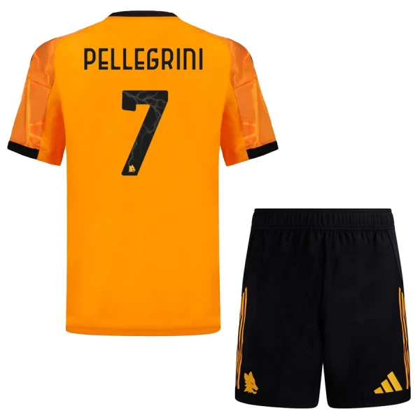 AS Roma Pellegrini 7 Auswärtstrikot 25/26 für Kinder