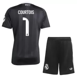 Real Madrid Thibaut Courtois 1 Torwart Trikot 25/26 für Kinder Schwarz Real Madrid Thibaut Courtois 1 Torwart Trikot 25/26 für Kinder Schwarz