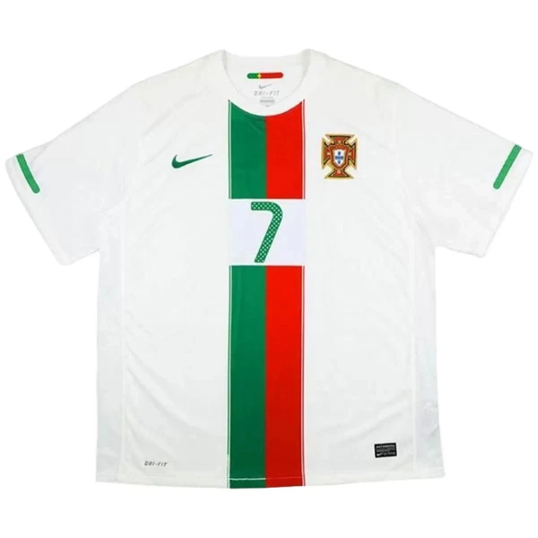 Portugal Cristiano Ronaldo 7 2010 Auswärtstrikot Retro für Herren