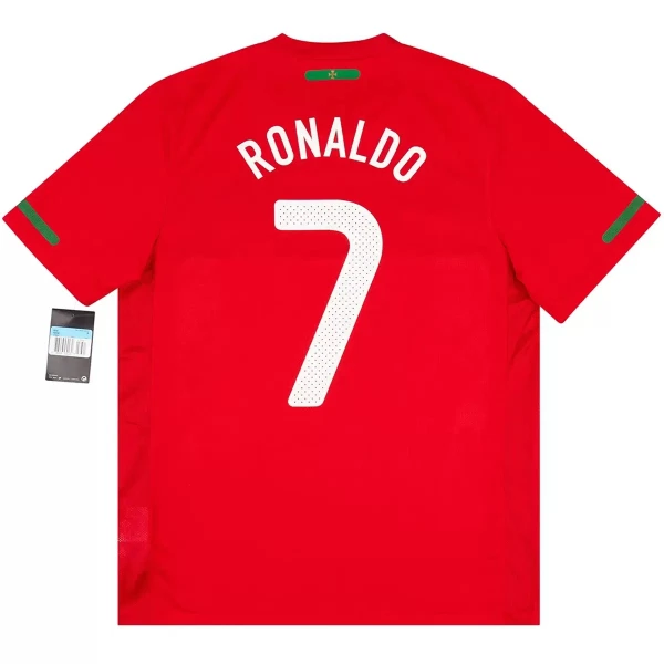 Portugal Cristiano Ronaldo 7 2010 Heimtrikot Retro für Herren