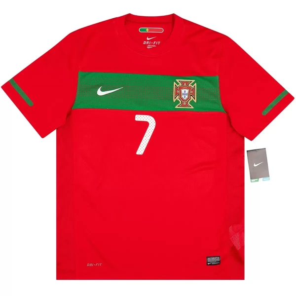Portugal Cristiano Ronaldo 7 2010 Heimtrikot Retro für Herren