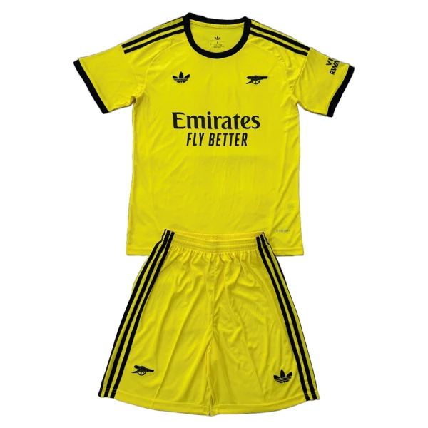 Arsenal Torwart Trikot 25/26 für Kinder Gelb