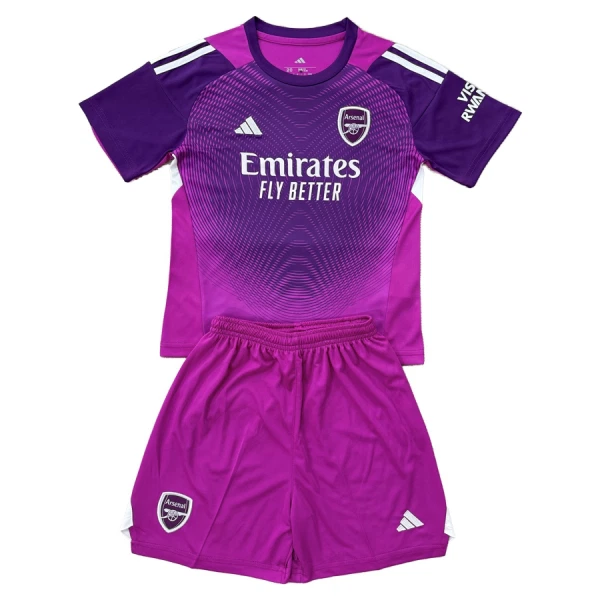 Arsenal Torwart Trikot 25/26 für Kinder Lila