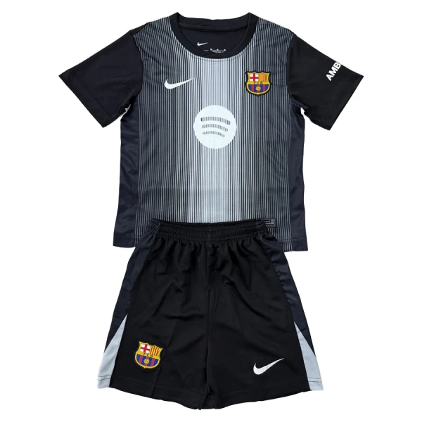 FC Barcelona Torwart Trikot 25/26 für Kinder Schwarz FC Barcelona Torwart Trikot 25/26 für Kinder Schwarz
