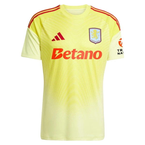 Aston Villa Torwart Trikot 25/26 für Herren Gelb Aston Villa Torwart Trikot 25/26 für Herren Gelb