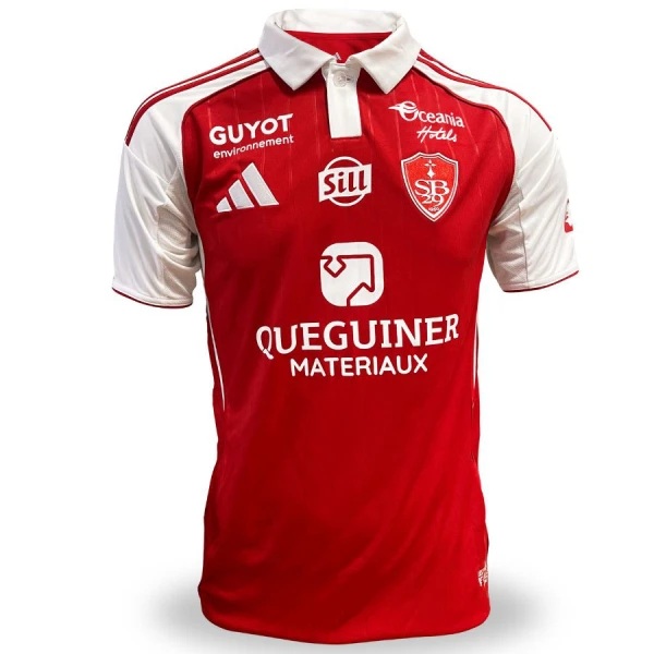 Stade Brestois Heimtrikot 25/26 für Herren Stade Brestois Heimtrikot 25/26 für Herren