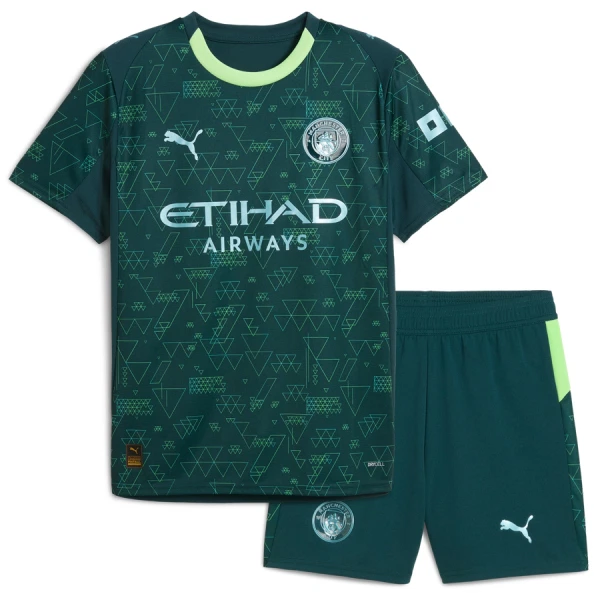 Manchester City Erling Haaland 9 4.Trikot EA Sport 25/26 für Kinder