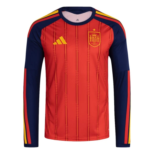 Spanien Heimtrikot WM 2026 Langarm für Herren Spanien Heimtrikot WM 2026 Langarm für Herren