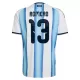 Argentinien Cristian Romero 13 Heimtrikot WM 2026 für Herren