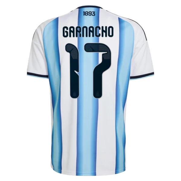 Argentinien Garnacho 17 Heimtrikot WM 2026 für Kinder