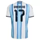 Argentinien Garnacho 17 Heimtrikot WM 2026 für Kinder