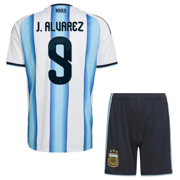 Argentinien Julián Álvarez 9 Heimtrikot WM 2026 für Kinder Argentinien Julián Álvarez 9 Heimtrikot WM 2026 für Kinder