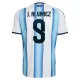 Argentinien Julián Álvarez 9 Heimtrikot WM 2026 für Kinder
