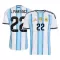 Argentinien Lautaro Martínez 22 Heimtrikot WM 2026 für Herren