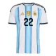 Argentinien Lautaro Martínez 22 Heimtrikot WM 2026 für Herren
