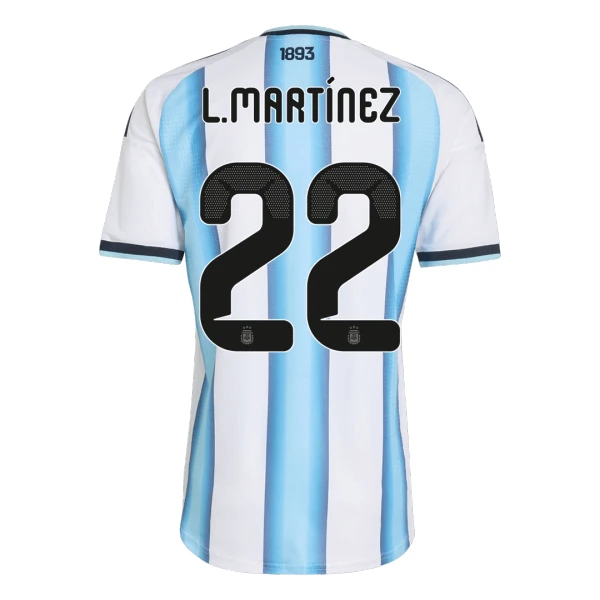 Argentinien Lautaro Martínez 22 Heimtrikot WM 2026 für Herren