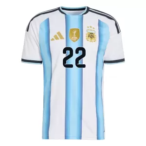 Argentinien Lautaro Martínez 22 Heimtrikot WM 2026 für Kinder