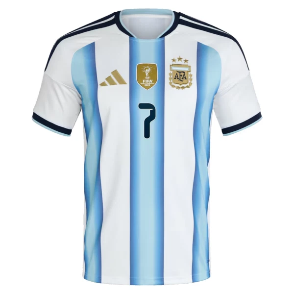 Argentinien Rodrigo de Paul 7 Heimtrikot WM 2026 für Herren