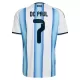Argentinien Rodrigo de Paul 7 Heimtrikot WM 2026 für Kinder