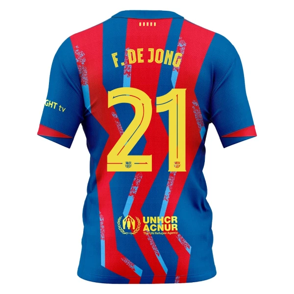 FC Barcelona Frenkie de Jong 21 4.Trikot 25/26 für Kinder