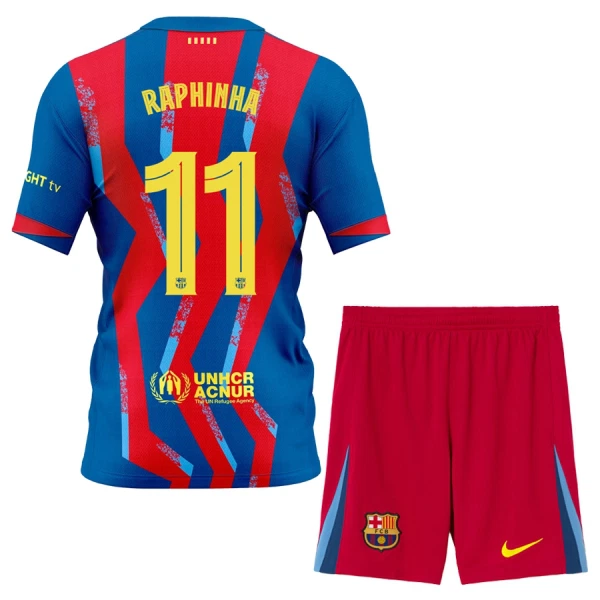 FC Barcelona Raphinha 11 4.Trikot 25/26 für Kinder