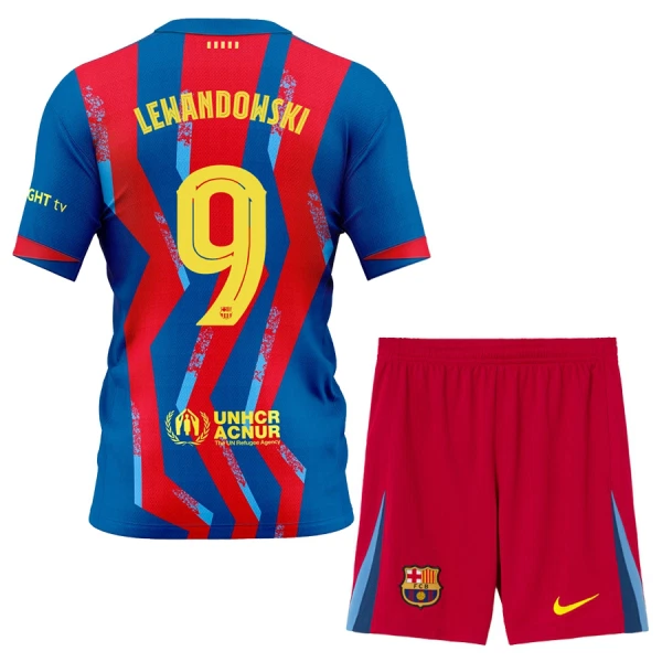 FC Barcelona Robert Lewandowski 9 4.Trikot 25/26 für Kinder