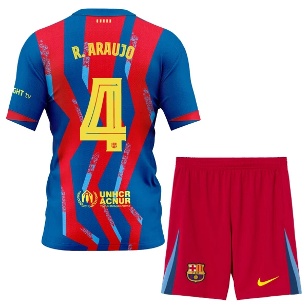 FC Barcelona Ronald Araujo 4 4.Trikot 25/26 für Kinder
