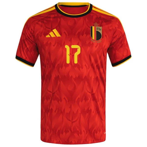 Belgien De Ketelaere 17 Heimtrikot WM 2026 für Herren
