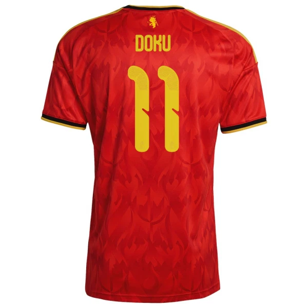 Belgien Jérémy Doku 11 Heimtrikot WM 2026 für Kinder