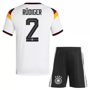 Deutschland Antonio Rudiger 2 Heimtrikot WM 2026 für Kinder