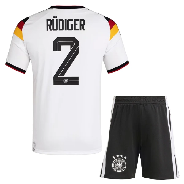 Deutschland Antonio Rudiger 2 Heimtrikot WM 2026 für Kinder