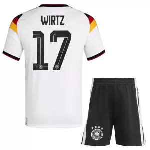 Deutschland Florian Wirtz 17 Heimtrikot WM 2026 für Kinder