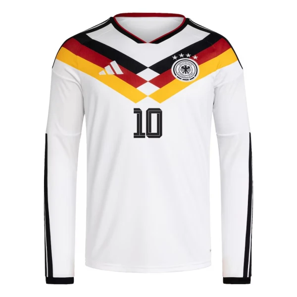 Deutschland Jamal Musiala 10 Heimtrikot WM 2026 Langarm für Herren