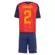 Spanien Carvajal 2 Heimtrikot WM 2026 für Kinder