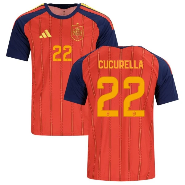 Spanien Cucurella 22 Heimtrikot WM 2026 für Herren