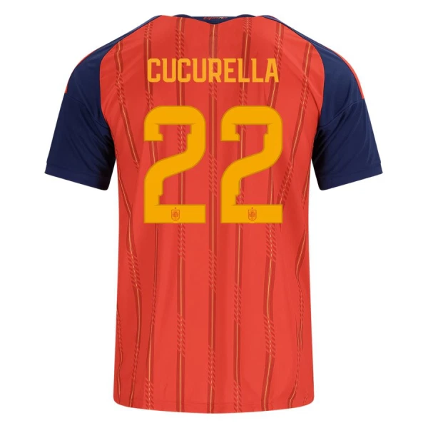 Spanien Cucurella 22 Heimtrikot WM 2026 für Herren