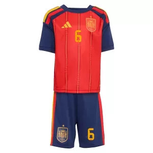Spanien Merino 6 Heimtrikot WM 2026 für Kinder