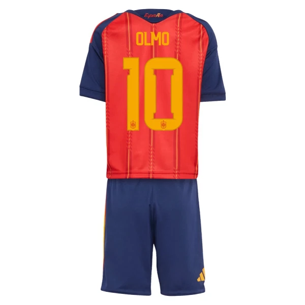 Spanien Olmo 10 Heimtrikot WM 2026 für Kinder