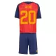 Spanien Pedri 20 Heimtrikot WM 2026 für Kinder