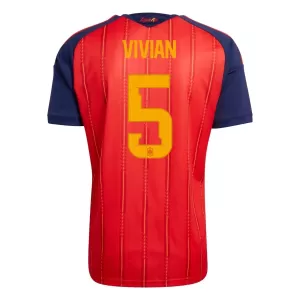 Spanien Vivian 5 Heimtrikot WM 2026 für Herren
